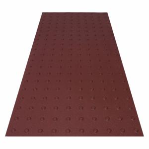 SAFETYSTEPTD SSTDRU2X423503 ADA Warning Pad, Asphalt/Concrete, Surface Applied, Flex Cement, Red, 4 ft Length, 2 ft Wd | CT9RFX 52JD03
