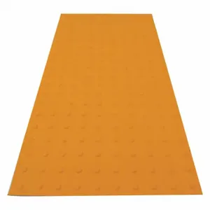 SAFETYSTEPTD SSTDRU2X423504 ADA Warning Pad, Asphalt/Concrete, Surface Applied, Flex Cement, Yellow, 4 ft Length | CT9RGF 52JD04