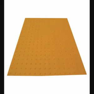 SAFETYSTEPTD SSTDRU3X423504 ADA Warning Pad, Asphalt/Concrete, Surface Applied, Flex Cement, Yellow, 4 ft Length | CT9RGE 52JD16