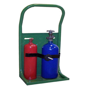 SAFTCART 20-10-TOTE Schweißbrennerständer, Oxy-Acetylen, Zylinderkapazität 3.5 - 7 Zoll | CE2HBN
