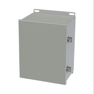 SAGINAW SCE-10086CHNF Enclosure, 10 x 8 x 6 Inch Size, Wall Mount, Carbon Steel, Ansi 61 Gray | CV6QCH