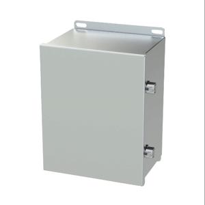 SAGINAW SCE-10086CHNFSS Enclosure, 10 x 8 x 6 Inch Size, Wall Mount, 304 Stainless Steel, #4 Brush Finish | CV6QCJ