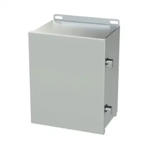 SAGINAW SCE-10086CHNFSS6 Enclosure, 10 x 8 x 6 Inch Size, Wall Mount, 316L Stainless Steel, #4 Brush Finish | CV6QCK