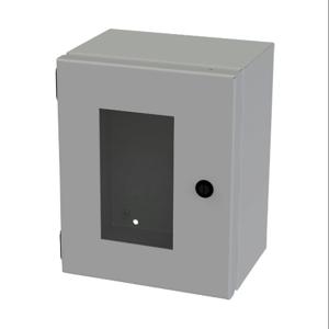 SAGINAW SCE-10086ELJW Enclosure, 10 x 8 x 6 Inch Size, Wall Mount, Carbon Steel, Ansi 61 Gray | CV6QCR