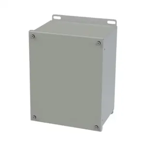 SAGINAW SCE-10086SC Enclosure, 10 x 8 x 6 Inch Size, Wall Mount, Carbon Steel, Ansi 61 Gray | CV6QCV