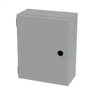 SAGINAW SCE-1008ELJ Enclosure, 10 x 8 x 4 Inch Size, Wall Mount, Carbon Steel, Ansi 61 Gray | CV6QDA