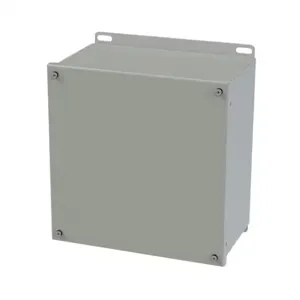 SAGINAW SCE-10106SC Enclosure, 10 x 10 x 6 Inch Size, Wall Mount, Carbon Steel, Ansi 61 Gray | CV6QDN