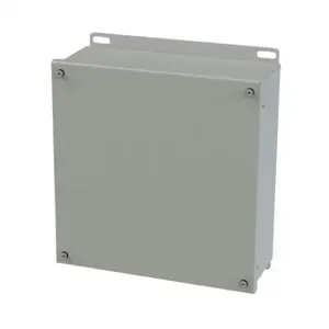 SAGINAW SCE-1010SC Enclosure, 10 x 10 x 4 Inch Size, Wall Mount, Carbon Steel, Ansi 61 Gray | CV6QDP