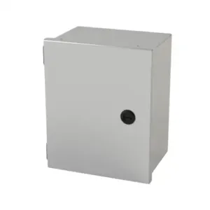 SAGINAW SCE-10N806LP Enclosure, 10 x 8 x 6 Inch Size, Wall Mount, Carbon Steel, Ansi 61 Gray | CV6QDU