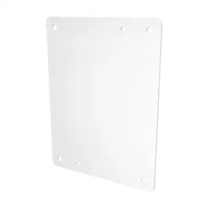 SAGINAW SCE-10N8MP Subpanel, Carbon Steel, White, Powder Coat Finish | CV6WVX