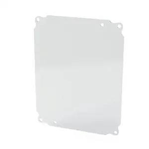 SAGINAW SCE-10P8 Subpanel, Carbon Steel, White, Powder Coat Finish | CV6WWC