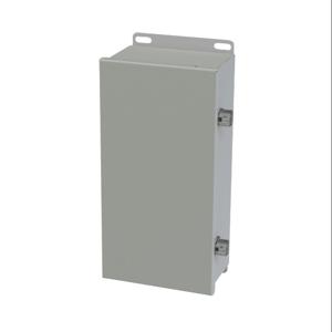 SAGINAW SCE-12064CHNF Enclosure, 12 x 6 x 4 Inch Size, Wall Mount, Carbon Steel, Ansi 61 Gray | CV6QDX