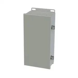 SAGINAW SCE-12064CHNF Enclosure, 12 x 6 x 4 Inch Size, Wall Mount, Carbon Steel, Ansi 61 Gray | CV6QDX