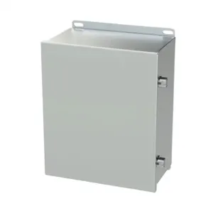 SAGINAW SCE-12106CHNFSS Enclosure, 12 x 10 x 6 Inch Size, Wall Mount, 304 Stainless Steel, #4 Brush Finish | CV6QEA