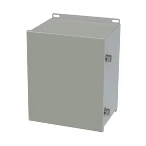 SAGINAW SCE-12108CHNF Enclosure, 12 x 10 x 8 Inch Size, Wall Mount, Carbon Steel, Ansi 61 Gray | CV6QEC