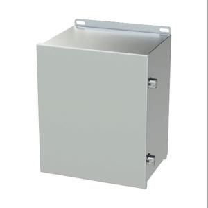 SAGINAW SCE-12108CHNFSS6 Enclosure, 12 x 10 x 8 Inch Size, Wall Mount, 316L Stainless Steel, #4 Brush Finish | CV6QEE