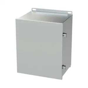 SAGINAW SCE-12108CHNFSS6 Enclosure, 12 x 10 x 8 Inch Size, Wall Mount, 316L Stainless Steel, #4 Brush Finish | CV6QEE