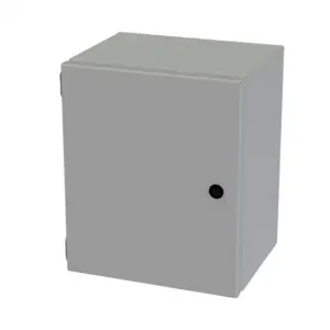 SAGINAW SCE-12108ELJ Enclosure, 12 x 10 x 8 Inch Size, Wall Mount, Carbon Steel, Ansi 61 Gray | CV6QEF