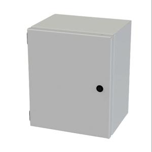 SAGINAW SCE-12108ELJLG Enclosure, 12 x 10 x 8 Inch Size, Wall Mount, Carbon Steel, Ral 7035 Light Gray | CV6QEG