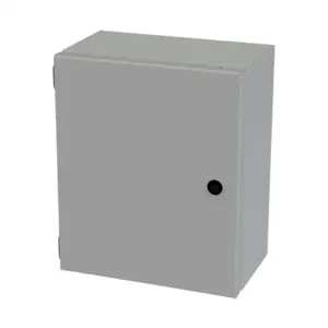 SAGINAW SCE-1210ELJ Enclosure, 12 x 10 x 6 Inch Size, Wall Mount, Carbon Steel, Ansi 61 Gray | CV6QER