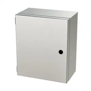 SAGINAW SCE-1210ELJSS Enclosure, 12 x 10 x 6 Inch Size, Wall Mount, 304 Stainless Steel, #4 Brush Finish | CV6QEU