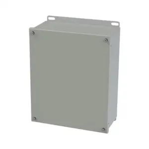 SAGINAW SCE-1210SC Enclosure, 12 x 10 x 5 Inch Size, Wall Mount, Carbon Steel, Ansi 61 Gray | CV6QFA