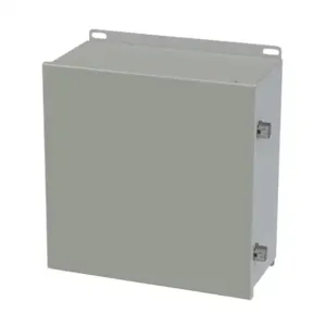 SAGINAW SCE-1212CHNF Enclosure, 12 x 12 x 6 Inch Size, Wall Mount, Carbon Steel, Ansi 61 Gray | CV6QFB