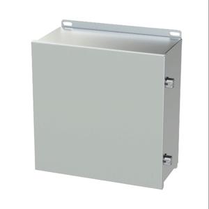 SAGINAW SCE-1212CHNFSS Enclosure, 12 x 12 x 6 Inch Size, Wall Mount, 304 Stainless Steel, #4 Brush Finish | CV6QFC