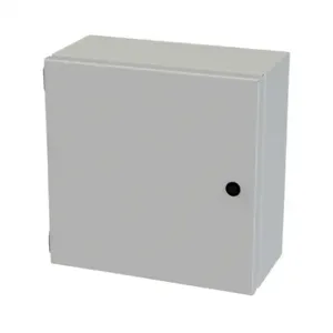 SAGINAW SCE-1212ELJLG Enclosure, 12 x 12 x 6 Inch Size, Wall Mount, Carbon Steel, Ral 7035 Light Gray | CV6QFF