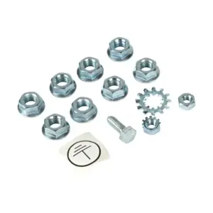 SAGINAW SCE-121454 Wall-Mount Master Bolt Pack, Hex Head, Carbon Steel | CV6UJP