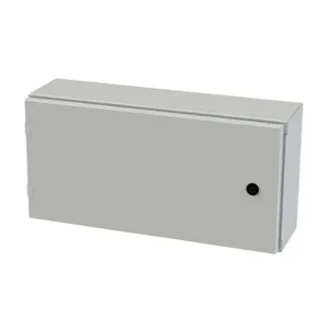 SAGINAW SCE-12EL2406LPLG Enclosure, 12 x 24 x 6 Inch Size, Wall Mount, Carbon Steel, Ral 7035 Light Gray | CV6QFR