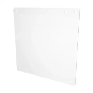 SAGINAW SCE-12N12MP Subpanel, Carbon Steel, White, Powder Coat Finish | CV6WWH