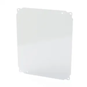 SAGINAW SCE-12P10 Subpanel, Carbon Steel, White, Powder Coat Finish | CV6WWK