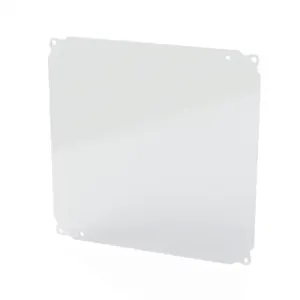 SAGINAW SCE-12P12 Subpanel, Carbon Steel, White, Powder Coat Finish | CV6WWN