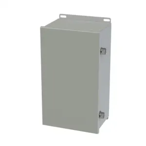 SAGINAW SCE-14086CHNF Enclosure, 14 x 8 x 6 Inch Size, Wall Mount, Carbon Steel, Ansi 61 Gray | CV6QGU