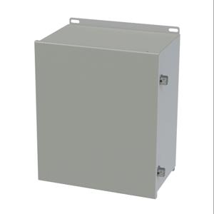 SAGINAW SCE-14128CHNF Enclosure, 14 x 12 x 8 Inch Size, Wall Mount, Carbon Steel, Ansi 61 Gray | CV6QGV