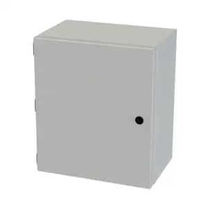 SAGINAW SCE-14128ELJLG Enclosure, 14 x 12 x 8 Inch Size, Wall Mount, Carbon Steel, Ral 7035 Light Gray | CV6QGX