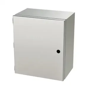 SAGINAW SCE-14128ELJSS6 Enclosure, 14 x 12 x 8 Inch Size, Wall Mount, 316L Stainless Steel, #4 Brush Finish | CV6QGZ