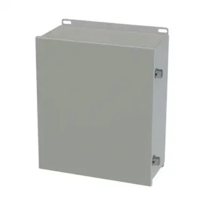 SAGINAW SCE-1412CHNF Enclosure, 14 x 12 x 6 Inch Size, Wall Mount, Carbon Steel, Ansi 61 Gray | CV6QHB