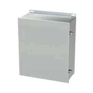 SAGINAW SCE-1412CHNFSS Enclosure, 14 x 12 x 6 Inch Size, Wall Mount, 304 Stainless Steel, #4 Brush Finish | CV6QHC