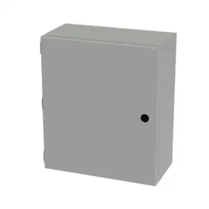 SAGINAW SCE-1412ELJ Enclosure, 14 x 12 x 6 Inch Size, Wall Mount, Carbon Steel, Ansi 61 Gray | CV6QHF