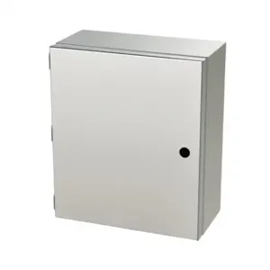 SAGINAW SCE-1412ELJSS Enclosure, 14 x 12 x 6 Inch Size, Wall Mount, 304 Stainless Steel, #4 Brush Finish | CV6QHH