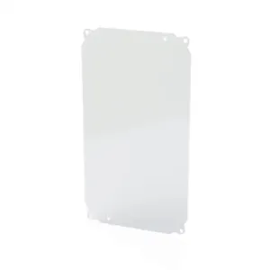 SAGINAW SCE-14P8 Subpanel, Carbon Steel, White, Powder Coat Finish | CV6WXH