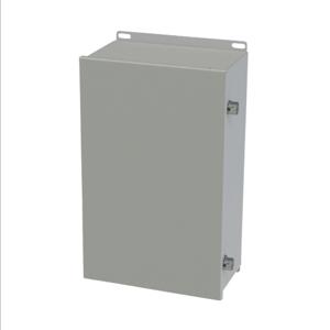 SAGINAW SCE-16106CHNF Enclosure, 16 x 10 x 6 Inch Size, Wall Mount, Carbon Steel, Ansi 61 Gray | CV6QHP