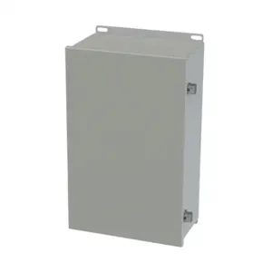 SAGINAW SCE-16106CHNF Enclosure, 16 x 10 x 6 Inch Size, Wall Mount, Carbon Steel, Ansi 61 Gray | CV6QHP