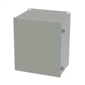 SAGINAW SCE-161410CHNF Enclosure, 16 x 14 x 10 Inch Size, Wall Mount, Carbon Steel, Ansi 61 Gray | CV6QHQ