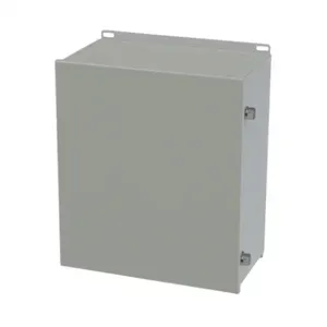 SAGINAW SCE-16148CHNF Enclosure, 16 x 14 x 8 Inch Size, Wall Mount, Carbon Steel, Ansi 61 Gray | CV6QHR