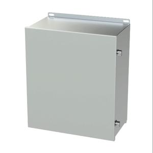 SAGINAW SCE-16148CHNFSS Enclosure, 16 x 14 x 8 Inch Size, Wall Mount, 304 Stainless Steel, #4 Brush Finish | CV6QHT
