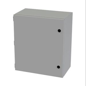 SAGINAW SCE-16148ELJ Enclosure, 16 x 14 x 8 Inch Size, Wall Mount, Carbon Steel, Ansi 61 Gray | CV6QHV