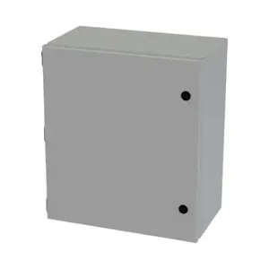 SAGINAW SCE-16148ELJ Enclosure, 16 x 14 x 8 Inch Size, Wall Mount, Carbon Steel, Ansi 61 Gray | CV6QHV